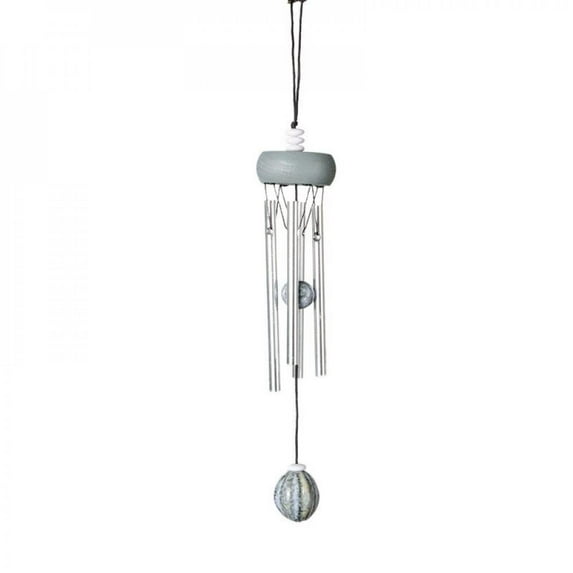 Mini Wood Solid Aluminum Rod Metal Wind Chime Small Fresh Home Decoration Pendant Door Decoration Car Wind Chime