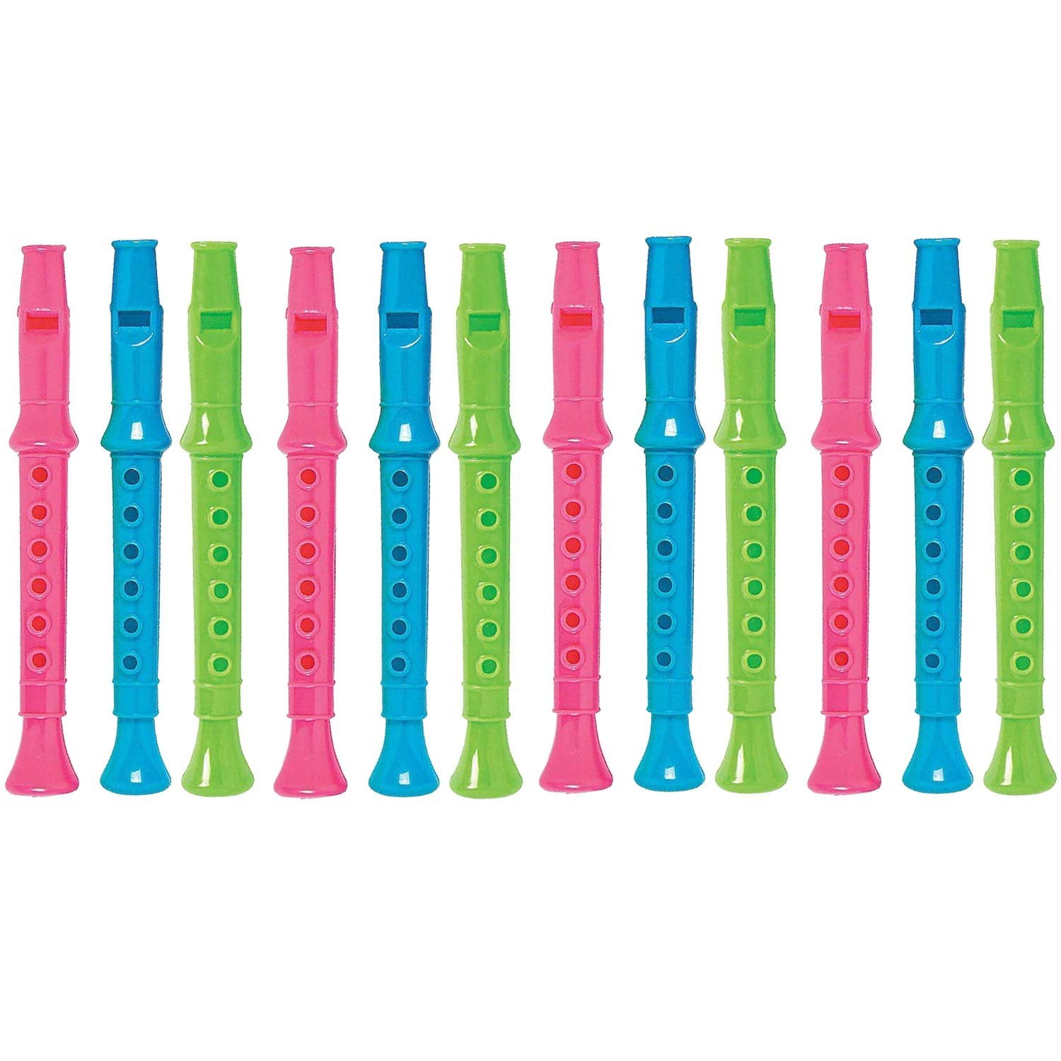 12 x MINI FLUTES WHISTLE RECORDER TOY BOYS GIRL FAVOR BIRTHDAY PARTY BAG FILLERS 