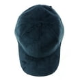 thumbnail image 4 of C.C Unisex Adjustable Faux Suede Precurved Bill Baseball Cap Hat - CC Navy, 4 of 4