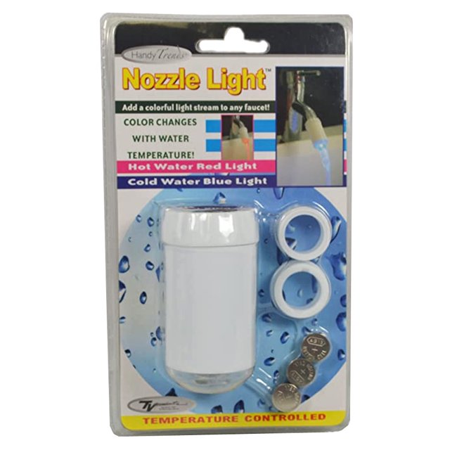 Handy Trends Nozzle Light - Luz de grifo con temperatura controlada para el baño de la cocina Handy Trends 789