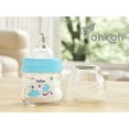 thumbnail image 2 of YOHKOH 2.7oz Newborn Glass Baby Bottle Sets,Wide-Neck,Slow Flow,for 0 m+,4-Pack,Blue, 2 of 8