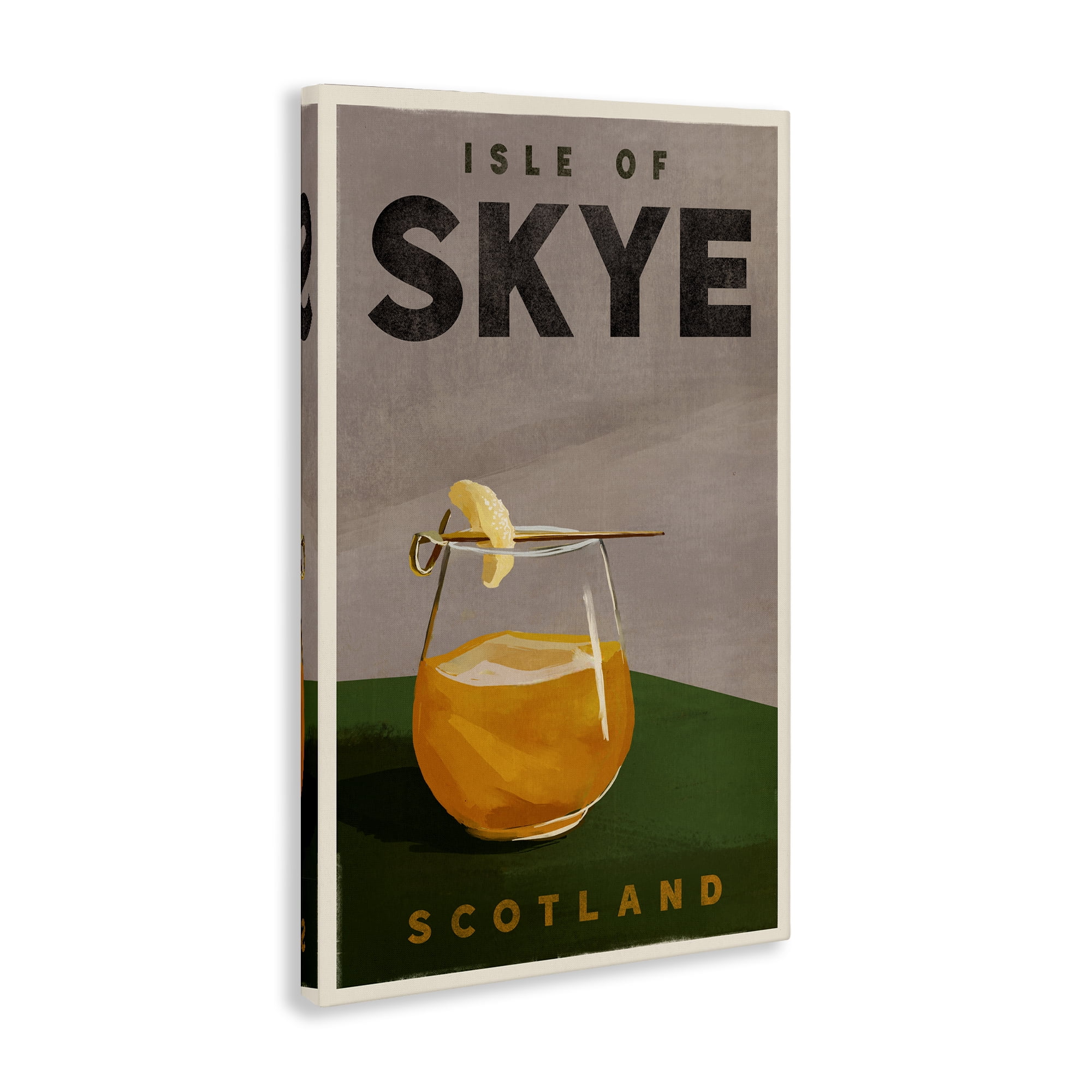 Stupell Industries Isle of Skye Cocktail Food & Beverage Painting Wrapped Canvas Art Print Wall Art, 30 x 45