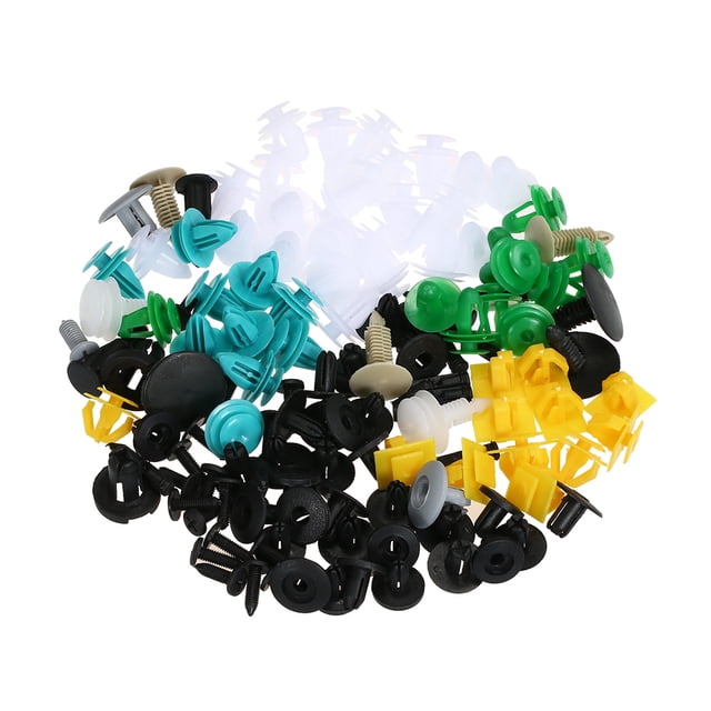 Auto Fastener Clips 100PCS Car Mixed Universal Door Trim Panel Rivet Clip Car Retainer Clips Car Accessories for All Car