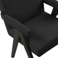 thumbnail image 4 of Meridian Furniture Woodloch Black Boucle Fabric Accent Chair, 4 of 8