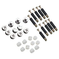 GOOHOCHY 24 Sets Furniture Connectors Cam Lock Fittings and Dowels