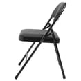 thumbnail image 3 of Commercialine 950 Series 29.25" Folding Chair in Star Trail Black (Set of 4), 3 of 5
