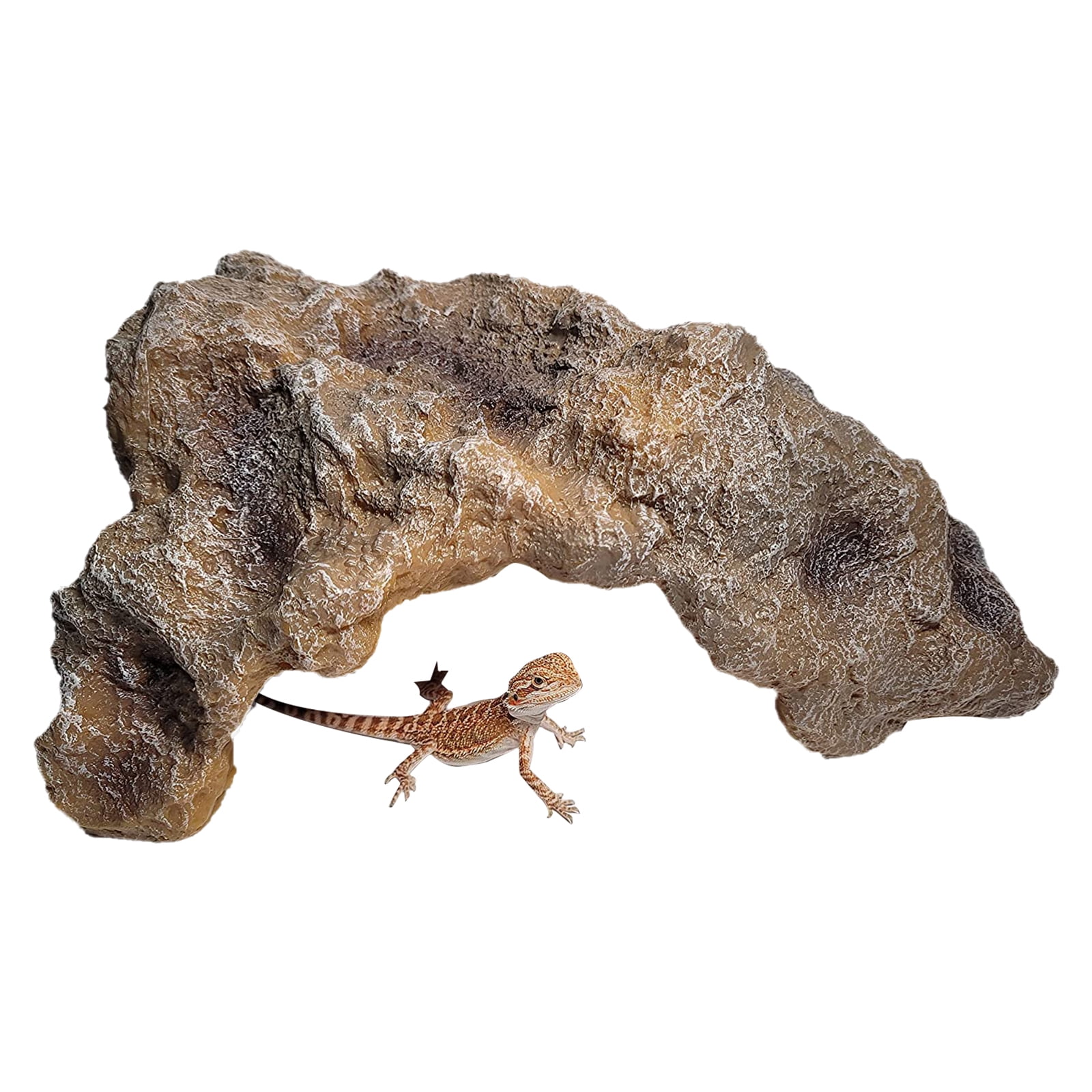 Reptile Hideout Cave Aquarium Fish Rock Hide Habitat Decoration