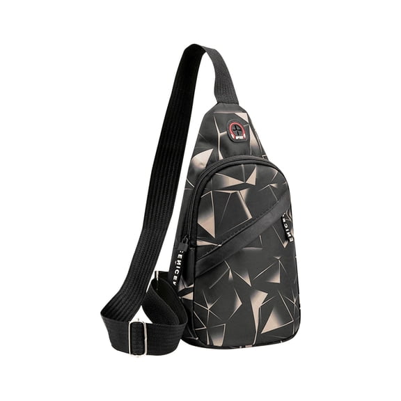 Fanshiluo Chest Bag Men's New Fashion Messenger Bag Lightweight Outdoor Sports Leisure Couple Shoulder Bag