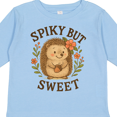 thumbnail image 4 of Inktastic Spiky but Sweet Hedgehog Cute Nature Boys or Girls Long Sleeve Toddler T-Shirt, 4 of 5