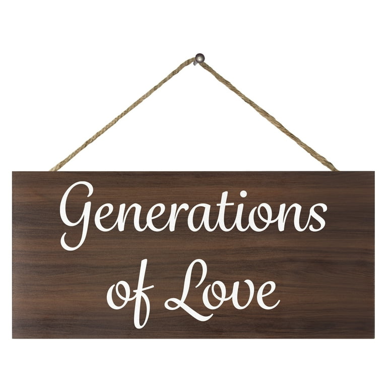 JennyGems Generations of Love Wedding Sign, Wedding Memorial Table