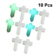 thumbnail image 6 of Masteelf Cross Shape Luminous Stone Pendant for DIY Necklace Making Assorted Color Smooth Surface 10 Pcs, 6 of 8