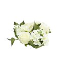 thumbnail image 1 of LKWLPD - Corona de rosas artificiales para exteriores, 7,8 pulgadas, candelabro, decoración navideña, ventana, mesa, boda, flores, decoración del hogar, enredaderas, 1 of 6