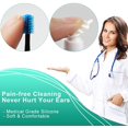 thumbnail image 2 of Kit de Retrait de Cire d'Oreille en Silicone Outil de Retrait de Cire d'Oreille Sûr et Doux Kit de Retrait de Cire d'Oreille Réutilisable Q Grip Kit de Retrait de Cire d'Oreille 16 Embouts pour Adultes Enfants Humains, 2 of 5