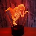 thumbnail image 3 of Dinosaur Night Lights 3D Night Light Lamp 7 Colors LED Changing Touch Table Desk Lamps Bedroom Decorative Lighting for Kids Toys Gifts, 3 of 7
