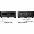 thumbnail image 3 of MSI Cubi 5 NUC Mini PC - Intel Core i3-1215U - 8GB - 500GB SSD - Dual LAN - W11P - 3Y Advanced Replacement - Wifi 6 - Bluetooth 5.3 - Thunderbolt 4 - USB C - USB A - HDMI - DP - 2.5" SSD/HDD, 3 of 5