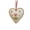 White, variant on Handmade Beaded Heart Ornament, 2D Timeless Friendship Keepsake, Heart-Shaped Ornament, Handmade Decor for Best Friends, Sisters, and Lover, Christmas Ornament Gift