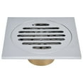 thumbnail image 4 of Floor Drain, Self Sealing Copper Multiple Layer Gravity Design Bathroom Drain Device  For Balconies For Kitchen, 4 of 8