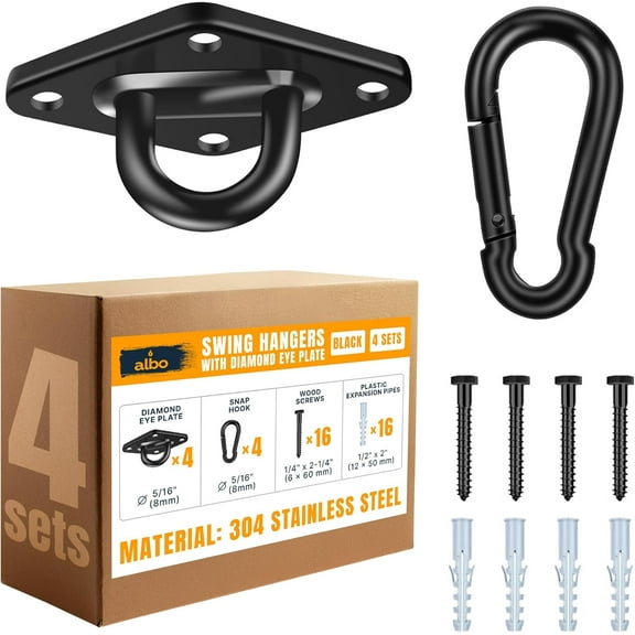 Albo Swing Hangers Heavy Duty 304 Stainless Steel 4 Pack of 4