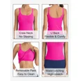 thumbnail image 2 of ANFERRY Women Fitted Workout Tank Tops with Built in Bra Ribbed Seamless U Back Basic Gym Camisoles, 2 of 6