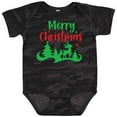 thumbnail image 3 of Inktastic Merry Christmas, Rudolph, Stars - Red Green Boys or Girls Baby Bodysuit, 3 of 5