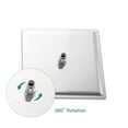 thumbnail image 3 of Logmey 12"Rainfall Shower Head Square Chrome Shower Stainless Steel for Bathroom, 3 of 6