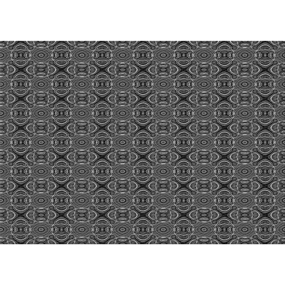 Ahgly Company Machine Washable Indoor Rectangle Transitional Charcoal Black Area Rugs, 4' x 6'