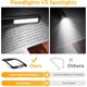 thumbnail image 2 of Reading Light Neck Reading Lamp - Rechargeable Reading Lamp in Bed, 3 Colors Flexible LED Reading Light Neck Lamp for Book Knitting Sewing Camping Rep, 2 of 5