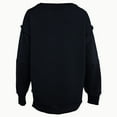 thumbnail image 5 of Womens Sweatshirts Fall 2024 Long Lantern Sleeve Oversized Side Slit Sweatshirt Casual Crewneck Loose Ribbed Knit Pullover Tops, 5 of 5