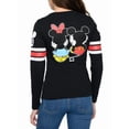 thumbnail image 6 of Mickey & Minnie Mouse T-Shirt Long Sleeve Slim Fit Juniors Disney (Size Medium), 6 of 6