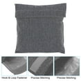 thumbnail image 4 of Unique Bargains 7'x7' Reusable Washable Polyester Snack Bag Sandwich Bag, Grey 2 Pack, 4 of 7