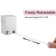 thumbnail image 2 of Indoor Cloth Hang Steel Invisible Retractable Clothesline Stretch Freely Drying Rope(Silver), 2 of 5