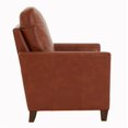 thumbnail image 5 of Modern Push Back Recliner with Leather Gel Technology - Caramel Brown Faux Leather, 5 of 9