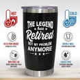 thumbnail image 6 of Funny Happy Retirement Gifts for Men 2024 Coworker, Retired Gifts for Men, Best Cool Retirement Gifts, 20 oz Black Tumbler Cup, 6 of 6