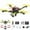 Yellow#422, variant on YUNAFFT Drone with Camera 1080P for Kids and Adults, RC Quadcopter Drone with Altitude Hold, Obstacle Avoidance Drone with 1080P Screen Remote Control Brushless Motor and Cool Lights