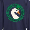 thumbnail image 3 of Instant Message - St. Patrick's Day Honk If Lucky - Toddler & Youth Long Sleeve Graphic T-Shirt, 3 of 6