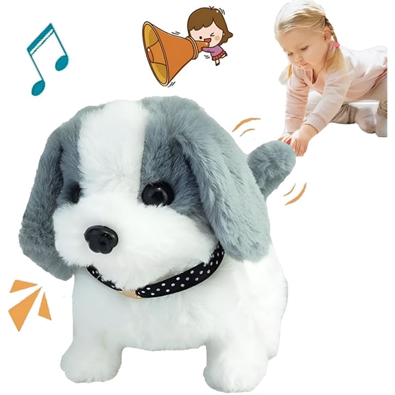 BESTSKY 2026 New Robot Bionic Puppy-Robot Dog That Acts Like A Real Dog,Realistic Robot Puppy-Walking,Barking,Tail Wagging,Realistic Dog Robots,Interactive Robots Dog for Adults(Saint Bernard)
