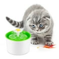 thumbnail image 1 of Fashion Automatic 1.6L Flower Style Dog Cat Kitten Water Drinking Pet Fountain Pet Bowl Drink Dish Filter Orange/Blue/Green, 1 of 9