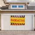 thumbnail image 4 of DouZhe Yellow Black Stripes Warning Sign Sign Banner, Hanging Banners Backdrop Festive Party Decor for Indoor Outdoor, 47 x 71 Inches, 4 of 6