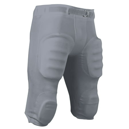 Champro Sports Touchback Football Practice Pants, Adult X-Large, Silver