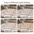 thumbnail image 7 of ODIKA 2'x3' Brown Taupe Modern Bohemian Geometric Washable Throw Rug Contemporary Abstract Vertical Stripes Mid Century Non-Slip, Low Profile, Flatwoven, Easy Care for Hallway, Study Room, 7 of 7
