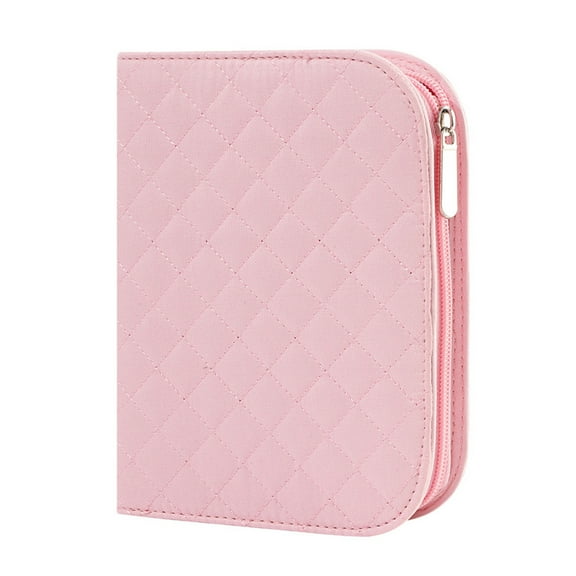 Empty Crochet Hook Case with Multiple Elastic Slot Knitting Needle Storage Bag Portable Sewing Supplies Organiser