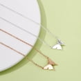 thumbnail image 6 of GOSFRY Gold Plated Necklace for Women Minimalist Exquisite Niche Butterfly Pendant Necklace Suitable for Graduation Ceremony Festival Gifts Travel Souvenirs Jewelry, 6 of 7