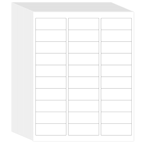 L LIKED Printable Address Labels, 1" x 2-5/8", 15000 Labels, 30 per Sheet, Blank Mailing Labels for Envelopes (500 Sheets)