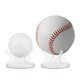 thumbnail image 4 of Eigraketly 2X Bastidores de béisbol Material premium Durabilidad Soporte para pelotas de golf Acrílico Moda Equipo deportivo multifunción Blanco Golf Transparente Eigraketly OD020299-03B, 4 of 6