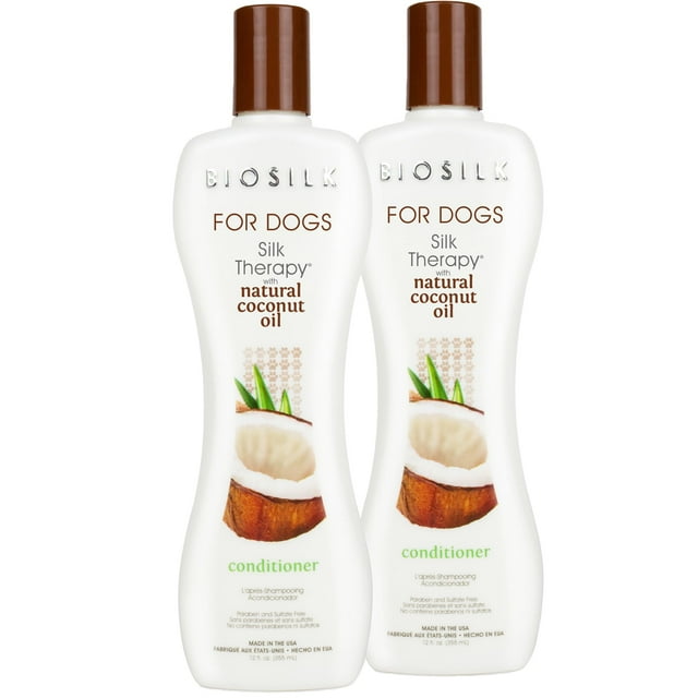 Acondicionador para Perros BioSilk Silk Therapy con Aceite Natural de Coco 355 ml