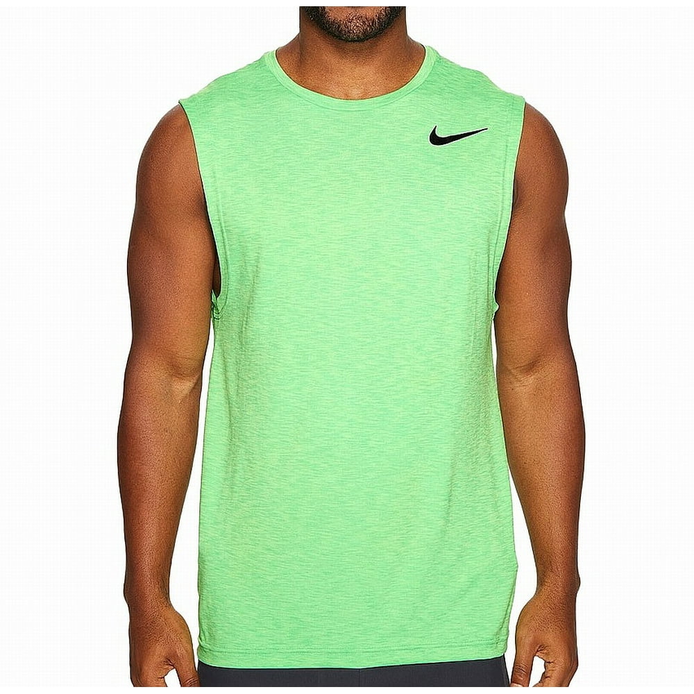 Nike - Nike NEW Ghost Green Mens Size 2XL Dri-Fit Breathe Training Tank ...