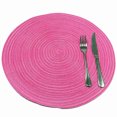 thumbnail image 4 of ¡Compre 2 y obtenga 3! Juego de 4 piezas de tapete para comida, tapete redondo tejido, vajilla Beige, almohadilla para taza, 4 of 5
