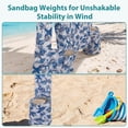 thumbnail image 5 of Bigleap 6x6ft Beach Cabana with Side Wall, UPF 50+ Sun Shelter & Wind-Resistant Canopy, Portable Beach Tent with Carry Bag (Starfish Shell), 5 of 9