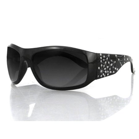 Bobster Eyewear Vixen Highway Honey; Sunglass, Blk, Spiderweb W/ Rhin