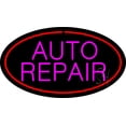 thumbnail image 1 of Pink Auto Repair Red Oval LED Neon Sign 20 x 37 - inches, Clear Edge Cut Acrylic Backing, with Dimmer - Bright and Premium built indoor LED Neon Sign for automotive store, and mall., 1 of 7